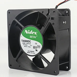 New Nidec 5V 12V 24V DC48V 0.5A AC EC 12750 127X127X50MM 12.7CM Server Bearing Inverter Four-wire TA500DC B34744-35 Cooling Fan