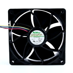 NIDEC V12E12BS2B5-07 DC12V 1.65A 120*120*38MM 12CM Original Brand-new 4-pin Server Chassis Cooling Fan