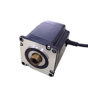 Alibaba Nema 23 Hybrid Stepper Motor with Hollow Shaft Open Grooves Control Function DC 24V 2-Phase 0.12Nm Torque 2.5A Current