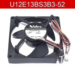 New For Nidec U12E13BS3B3-52 J23 DC 13V 0.03A 13CM ball bearing Refrigerator waterproof static cooling fan