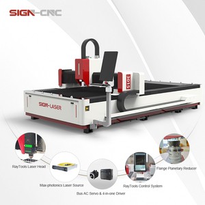 Industrial Metal Fiber Laser Cutting Machine Sheet and Tube Combo CNC Cutter with Max Photonics Source High Precision