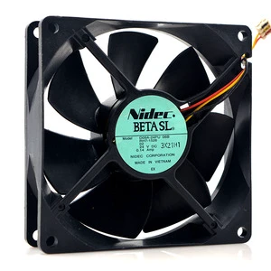 NIDEC D09A-24PU 06B DC24V 0.14A 90*90*25MM 9CM Original Brand-new Server Chassis Cooling Fan