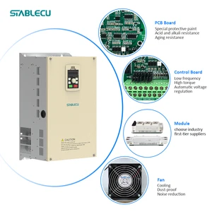 Nidec Control Techniques High Performance AC 7.5KW 2.2kw to 30kw 3KW Vfd Inverter 380v 3 Phase Adjustable Frequency Drive