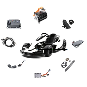 Go Kart Motor Kit Build Diy Electric Go Kart Conversion Kit 48V 72V 1000W-15KW Powertrain Motor Rear Axle Kit Max 100Mph