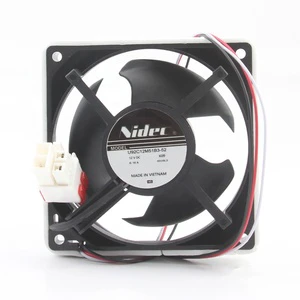 Original Genuine Nidec 24V 48V DC 12V 0.16A Refrigerator Evaporator Fan Motor Noise-Free Three-wire U92C12M51B3-52 Cooling Fan