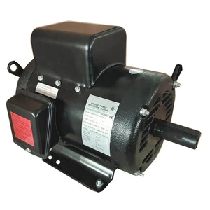 NEMA Single Phase 5HP ODP AC Electric Motor Winding 100% Copper Wire Air Compressor Motor Rolled Steel TEFC