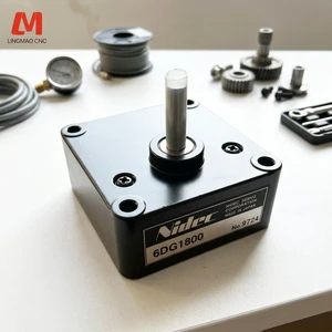 Original Japan NIDEC SERVO 6DG1800 DC Servo Gearbox Reduction Head High Torque Gear Reducer for AGV Robot Drive Motor