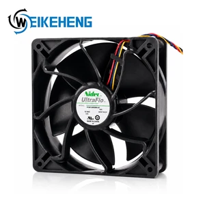 Nidec DC12V 3A V12E12BS2B5-07 120mm High Speed Violent Cooling Fan 120X120X38MM 4 Wire Speed Controller Inverter Axial Flow Fans