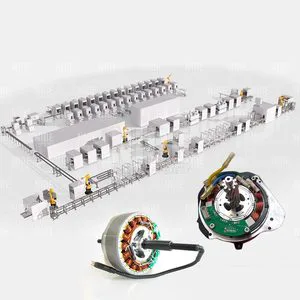 New Automatic Two-Wheeled Motorcycle BLDC Motor Manufacturing Assembly Line with 220V/380V Voltage