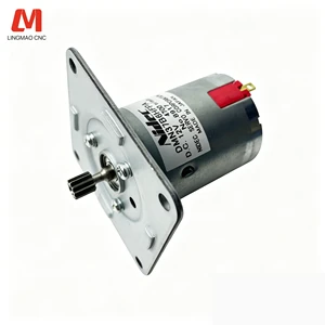 NIDEC DMN37B6HFPB 24V High Speed Micro DC Servo Motor 37mm Gear Shaft Steel Industrial Equipment