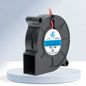High-Flow DC12V/24V Silent Blower Fan for Beauty Devices Stage Lighting Barbecue Grills Refrigerator Cooling Electric Ball