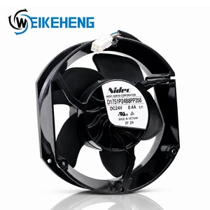Nidec D1751P24B8PP356 17251 24V 0.4A DC Brushless BLDC Industrial Server Inverter Axial Flow Fan Cooling Fan Silent High Airflow