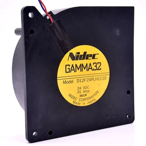 NIDEC D12F-24PLH1C10 DC24V 0.91AA 120*120*32MM 12032 12CM Original Brand-new Switch Turbine Cooling Fan