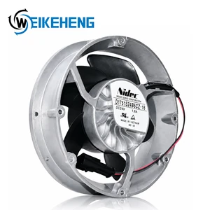 Nidec DC 24V 1.8A EC AC 12V 48V 17251 172X172X51MM D1751S24B6CZ-16 Dual Ball Bearing Industrial Ventilation Cooling Exhaust Fan