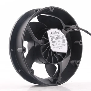 Original Nidec 12V 48V DC24V 3.4A EC AC 17CM 172X172X51MM 17251 High air Volume Converter Case Round D1751U24B8PP366 Cooling Fan