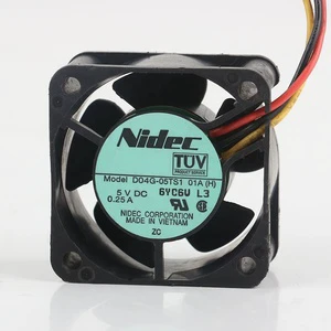 Nidec 12V 24V 48V DC 5V 0.25A AC EC 4020 40X40X20MM 4CM Server High air Capacity Dual Ball Bearing D04G-05TS1 01A(H) Cooling Fan
