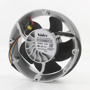 Original Nidec 5V 12V 24V DC48V 2.3A AC EC 17251 172X150X51MM 17CM ABB Frequency Converter Four-wire D1751S48B9CP-33 Cooling Fan