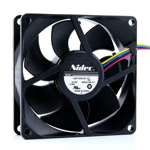 NIDEC L80T12NS1A7-57/56/66 DC12V 0.38A 90*90*25MM 9CM Original Brand-new Server Chassis Cooling Fan