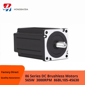 HONGBAODA Nema 34 High-Torque BLDC Motor, 3000 RPM, 1.8N.m, AGV & Robotic Spindle Optimized