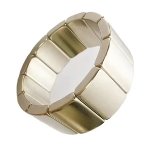 NdFeB N45 N50 N52 Coated Arc-Shaped Permanent Magnet Motor with Rotor for Industrial Applications