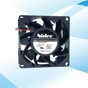 for Nidec V35132-16F Inverter Axial Fan 24V 0.45A 8CM 8038 Large Air Volume Electric Ball Bearing Speed Plastic ODM Cooling Fan