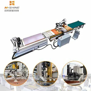 Jinan M-shine Professional Woodworking Production Line with CNC Saw Machine and Router for Panel Processing