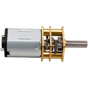 N20 Brush DC Gearbox Motor 3V-12V High Torque Spur Permanent Magnet with Encoder for Electric Bicycle