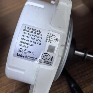 Nidec Brushless DC Motor SIC-52FV-F130-3 30W 890rpm Plastic Electric for Air Conditioner Cooling Fan
