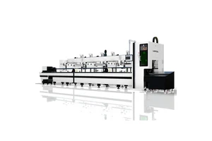 LumiTool CNC Fiber Tube Laser Cutter 3000W 4000W for Pipes, Profiles, and Sheet Metal Fabrication
