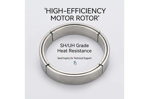 OEM ODM Neodymium Arc Segment Curved Magnet N42 N45SH N48SH NdFeB Sintered for BLDC Servo Motor Generator Custom Drawing
