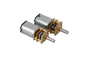 N20 12mm Micro DC Reduction Geared Motor 3V 6V 12V 1:1000K High Torque Threaded Shaft Motor