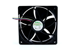 NIDEC V12E12BS2B5-07 DC12V 1.65A 120*120*38MM 12CM Original Brand-new 4-pin Server Chassis Cooling Fan