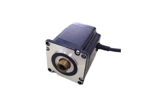Alibaba Nema 23 Hybrid Stepper Motor with Hollow Shaft Open Grooves Control Function DC 24V 2-Phase 0.12Nm Torque 2.5A Current