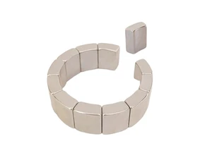 Factory Direct Sales Arc Segment Magnet NdFeB Magnets Nickel Coated Neodymium Magnet for High-Speed PMSM Motors
