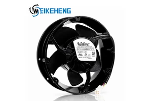 High Airflow Nidec D1751U24B8CP372 24V 3.4A 1751 BLDC Industrial Server Inverter Axial Flow Fan Cooling Fan Radiator