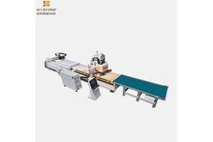 Jinan M-shine Automatic Furniture Production Line Hot Sale CNC Router Wood Machine 1330 for Cabinet Making