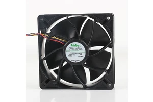 Nidec 5V 24V 48V DC 12V 1.65A AC EC 12038 120X120X38MM 12CM Chassis PWM Temperature Control 4-wire W12E12BS11B5-07 Cooling Fan