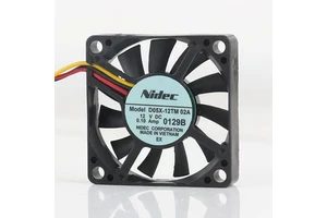 New Original Nidec 5V 24V 48V DC12V 0.10A AC EC 5010 50X50X10MM 5CM Silent Inverter Ball Bearings Two-wire D05X-12TS Cooling Fan