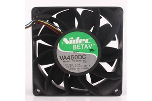 New Nidec 24V 48V DC 12V 3.3A EC AC 12038 120X120X38MM 12CM High Airflow Super Powerful Server Four-wire V34809-90 Cooling Fan