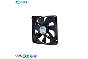 D-FAN High Quality 140mm DC for Nidec Axial Fan 12V 1800rpm Plastic Blade Flow Dryer and Freezer Cooler OEM Supported