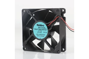 Nidec 5V 12V 48V DC 24V 0.12A AC EC 8025 80X80X25MM 8CM Industrial Control Computer Inverter Two-wire D08A-24TS1 02 Cooling Fan