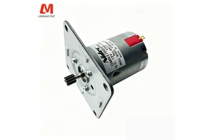 NIDEC DMN37B6HFPB 24V High Speed Micro DC Servo Motor 37mm Gear Shaft Steel Industrial Equipment