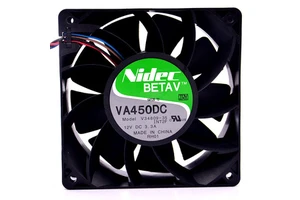 NIDEC VA450DC V34809-35 DC12V 3.3A 120*120*38MM 12CM 4500RPM Original Brand-new 4-pin PWM Large air Volume Cooling Fan