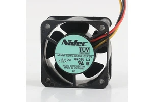 Nidec 12V 24V 48V DC 5V 0.25A AC EC 4020 40X40X20MM 4CM Server High air Capacity Dual Ball Bearing D04G-05TS1 01A(H) Cooling Fan