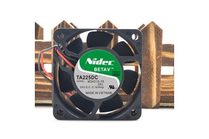 For Nidec TA225DC M34313-16 Original Cooling Fan DC24V 0.16A 60*60*25MM Ball Bearing 6025 6CM Electric Power Source Plastic