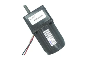 LINIX Single-phase Aluminium 220V 1250 RPM High Speed Miniature Induction AC Motor Optical Shaft 10W Drip-proof Low Noise