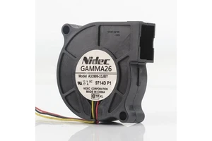 New Original Nidec 5V 24V 48V DC 12V 0.17A AC EC 5015 50X50X15MM 5CM Blower Turbine Server Three-wire A33999-33JBY Cooling Fan