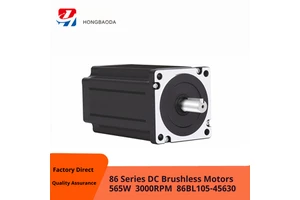 HONGBAODA Nema 34 High-Torque BLDC Motor, 3000 RPM, 1.8N.m, AGV & Robotic Spindle Optimized