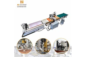 Jinan M-shine Professional Woodworking Production Line with CNC Saw Machine and Router for Panel Processing