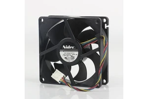 Original Nidec 5V 24V 48V DC 12V 0.24A AC EC 8025 80X80X25MM 8CM PWM Temperature Control Four-wire L80T12NS6A7-57T10 Cooling Fan